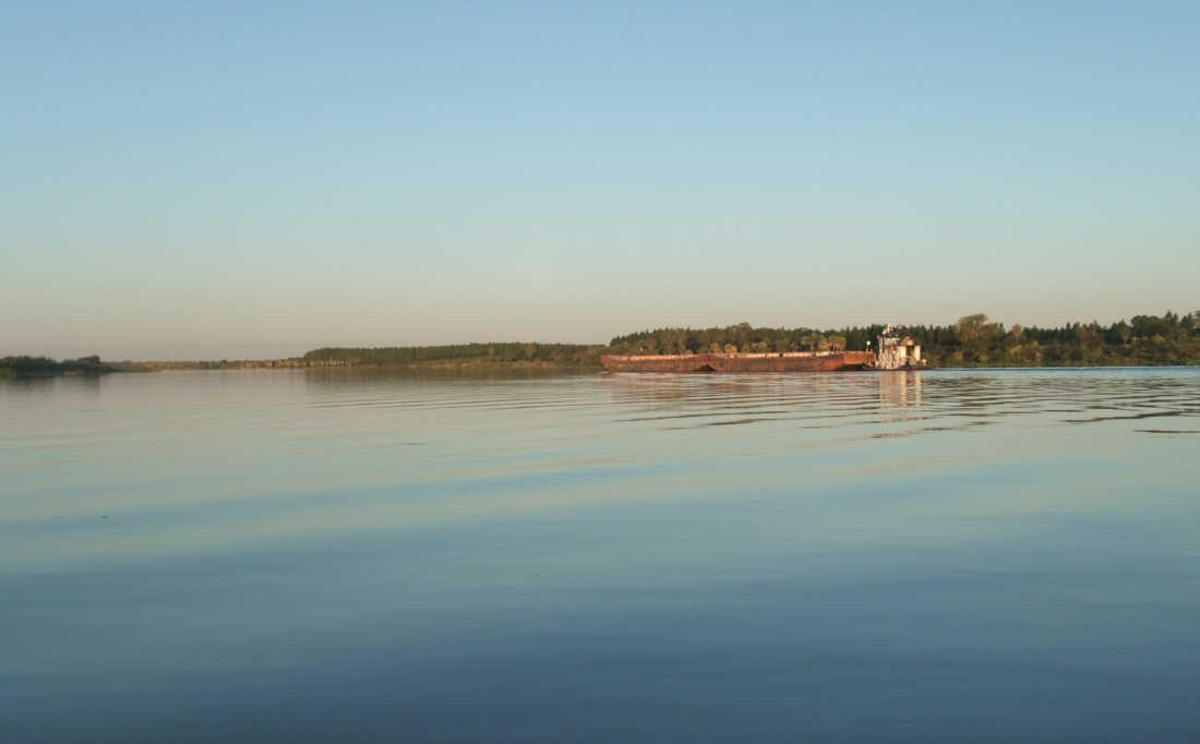 barge on rio Paraguay
